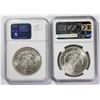 Image 2 : NGC MS 64 GRADED MORGAN SILVER DOLLARS