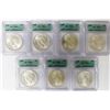 Image 1 : (7) 1922 PEACE SILVER DOLLARS