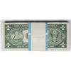 Image 2 : ORIGINAL PACK OF 100 PCS 1935-F $1 SILVER CERTS