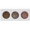 Image 1 : (3) INDIAN CENTS