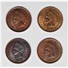 Image 1 : (4) INDIAN HEAD CENTS
