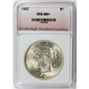 Image 3 : 1922 PEACE SILVER DOLLAR