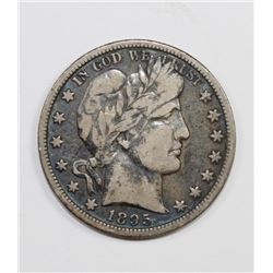 1895-O BARBER HALF DOLLAR