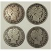 Image 1 : BARBER HALF DOLLARS: 1907 VG, 1907-S VG,