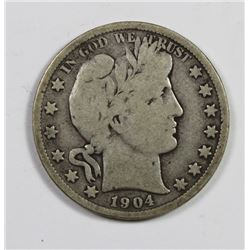 1904-S BARBER HALF DOLLAR