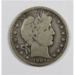 1904-S BARBER HALF DOLLAR