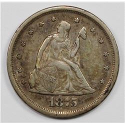 1875-S TWENTY CENT PIECE