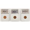 Image 2 : THREE LINCOLN CENTS: SUPERB BU: