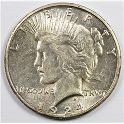 1924-S PEACE SILVER DOLLAR