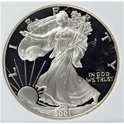 2001 AMERICAN SILVER EAGLE