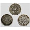 Image 2 : (3) BARBER DIMES