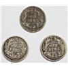 Image 2 : (3) BARBER DIMES