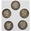 Image 1 : (5) BARBER DIMES