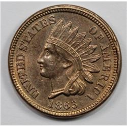 1863 INDIAN CENT