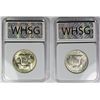 Image 2 : (2) FRANKLIN HALF DOLLARS