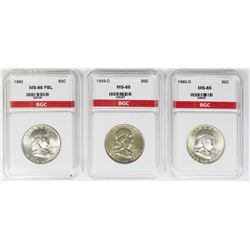 GROUP OF HALF DOLLARS