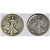 Image 1 : TWO WALKING LIBERTY HALF DOLLARS: