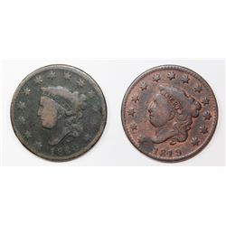 1819 & 1820 LARGE CENTS