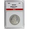 Image 3 : 1876 SEATED HALF DOLLAR