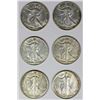 Image 1 : WALKING LIBERTY HALF DOLLAR LOT:
