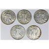 Image 1 : WALKING LIBERTY HALF DOLLAR LOT: