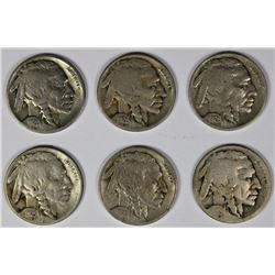 BUFFALO NICKEL LOT: