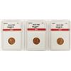 Image 1 : THREE LINCOLN CENTS: SUPERB BU: