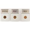 Image 2 : THREE LINCOLN CENTS: SUPERB RED BU: