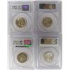 Image 2 : (4) PCGS GRADED WASHINGTON QUARTERS