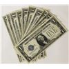 Image 1 : 10 PCS. 1928 $1.00 SILVER CERTIFICATES