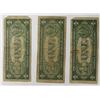 Image 2 : 3 PCS. HAWAII $1.00 SILVER CERTIFICATES