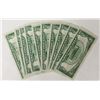 Image 2 : 10 PCS. 1934-A $5.00 SILVER CERTIFICATES