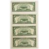 Image 2 : 4 PCS. 1953-A $5.00 STAR NOTES