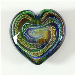 Heart of Fire (Golden Rainbow) by Glass Eye Studio