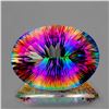 Image 1 : Natural Rainbow Mystic Quartz 20x15 MM - VVS