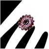 Image 2 : Natural Pink Raspberry Rhodolite Garnet Ring
