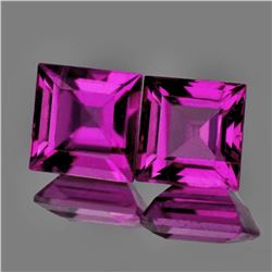 Natural Pink Purple Rhodolite Garnet Pair - FL