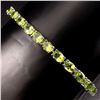 Image 2 : Natural  Rich Green Peridot 69 Cts Bracelet