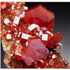 Image 1 : Natural VANADINITE Crystals on Matrix - MOROCCO