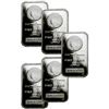 Image 1 : Lot of (5) Silver Bars 1 oz Morgan Design