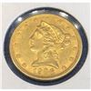 Image 1 : 1906 D Better Date $5 Gold Liberty