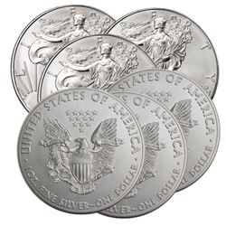 Lot of 4 Silver Eagles
