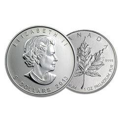 A 1 oz Canadian Maple Leaf Bullion