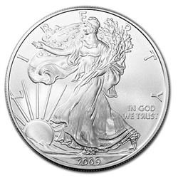 A 1oz Silver Eagle Bullion