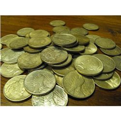 Lot of 20 Peace Dollars from cache