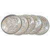 Image 1 : 5 pc. UNC Morgan Silver Dollars - Random