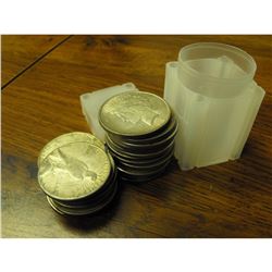 (20) Peace Silver Dollars - ag-au