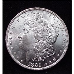 1881 s UNC  Morgan Silver Dollar