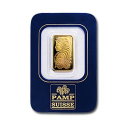 $2.5 Gram Pamp Suisse Gold Ingot 999.9