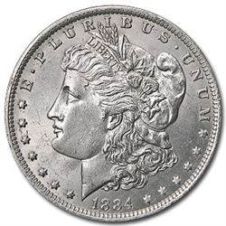 1884 UNC Morgan Silver Dollar